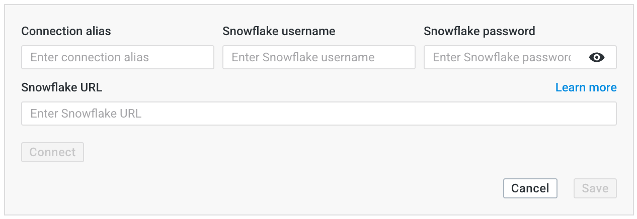 snowflake connection details
